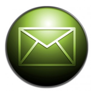 Green Ray Coaching - environment - green envelope in circle